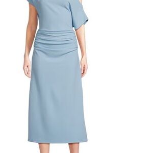 Gibson Latimer One Shoulder Blue Dress